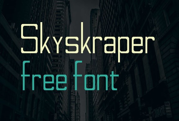 Skyskraper - Free Font